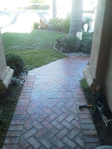 Brick Entryway Transformation in Carlsbad image