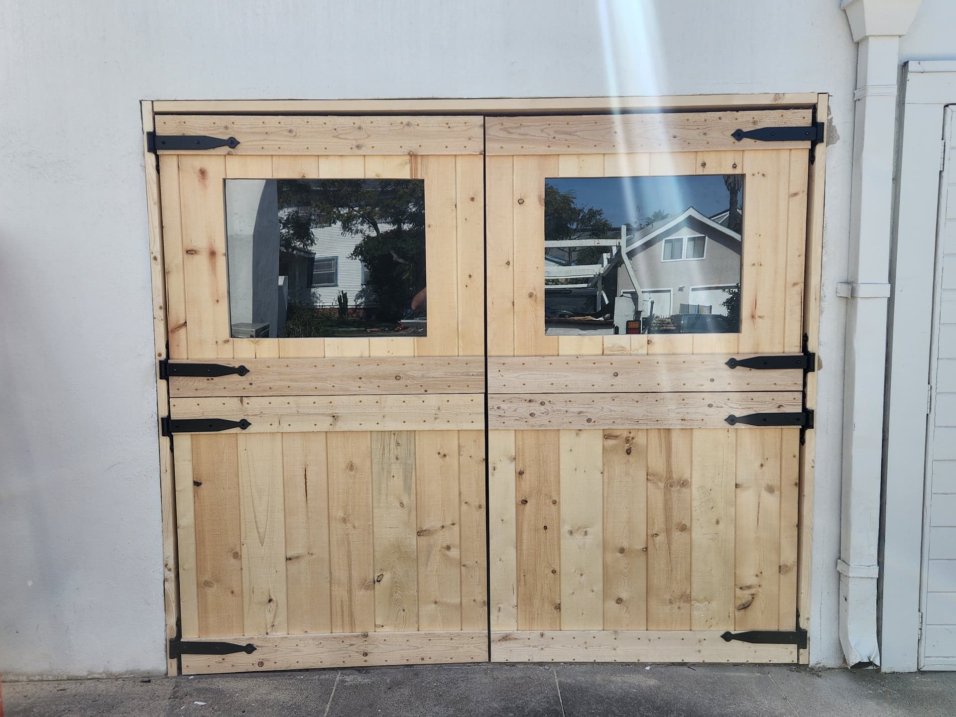 Dutch Style Barn Doors Installed in Northpark image