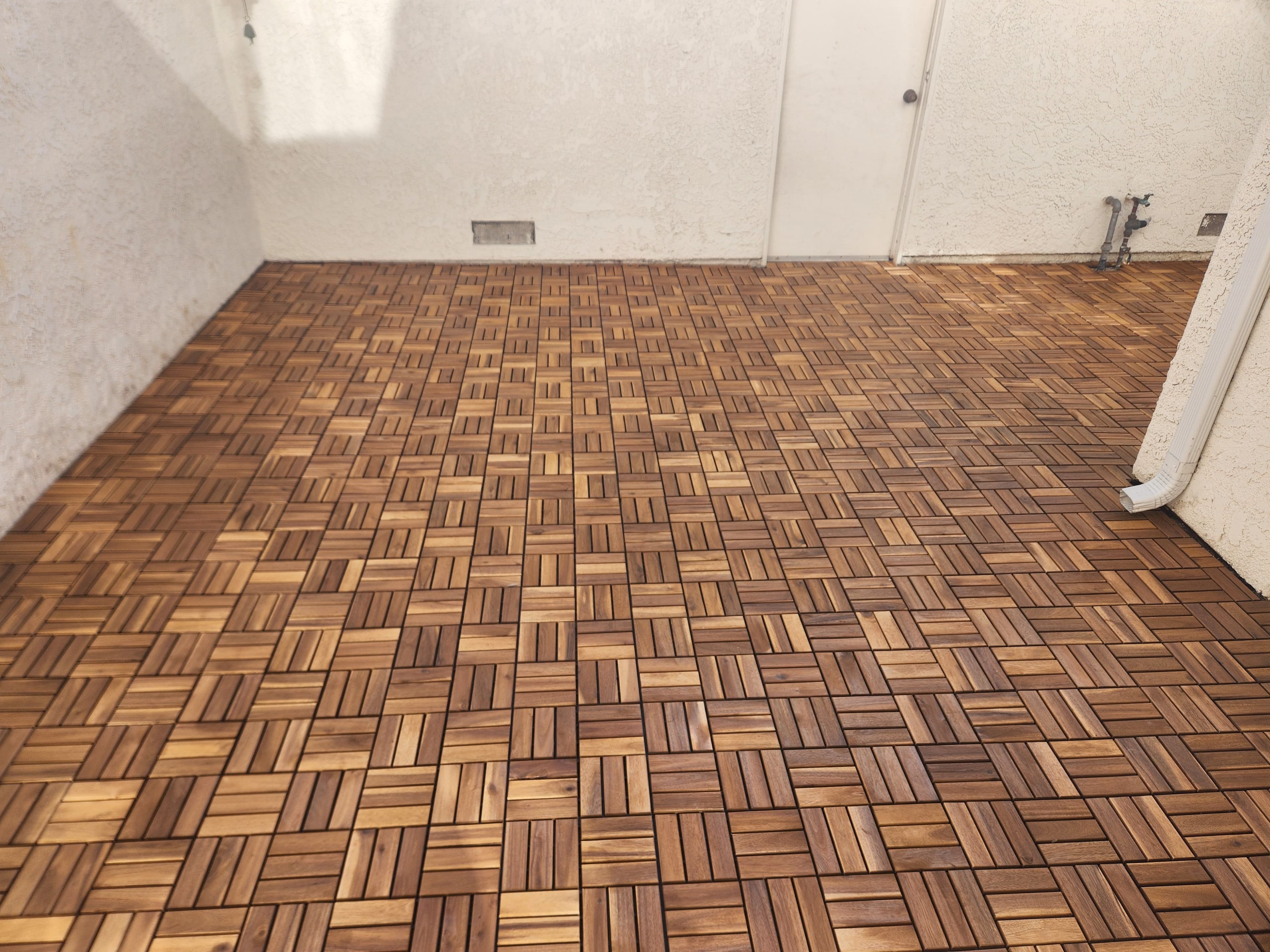 Project Stunning Patio with Interlocking Wood Tiles image