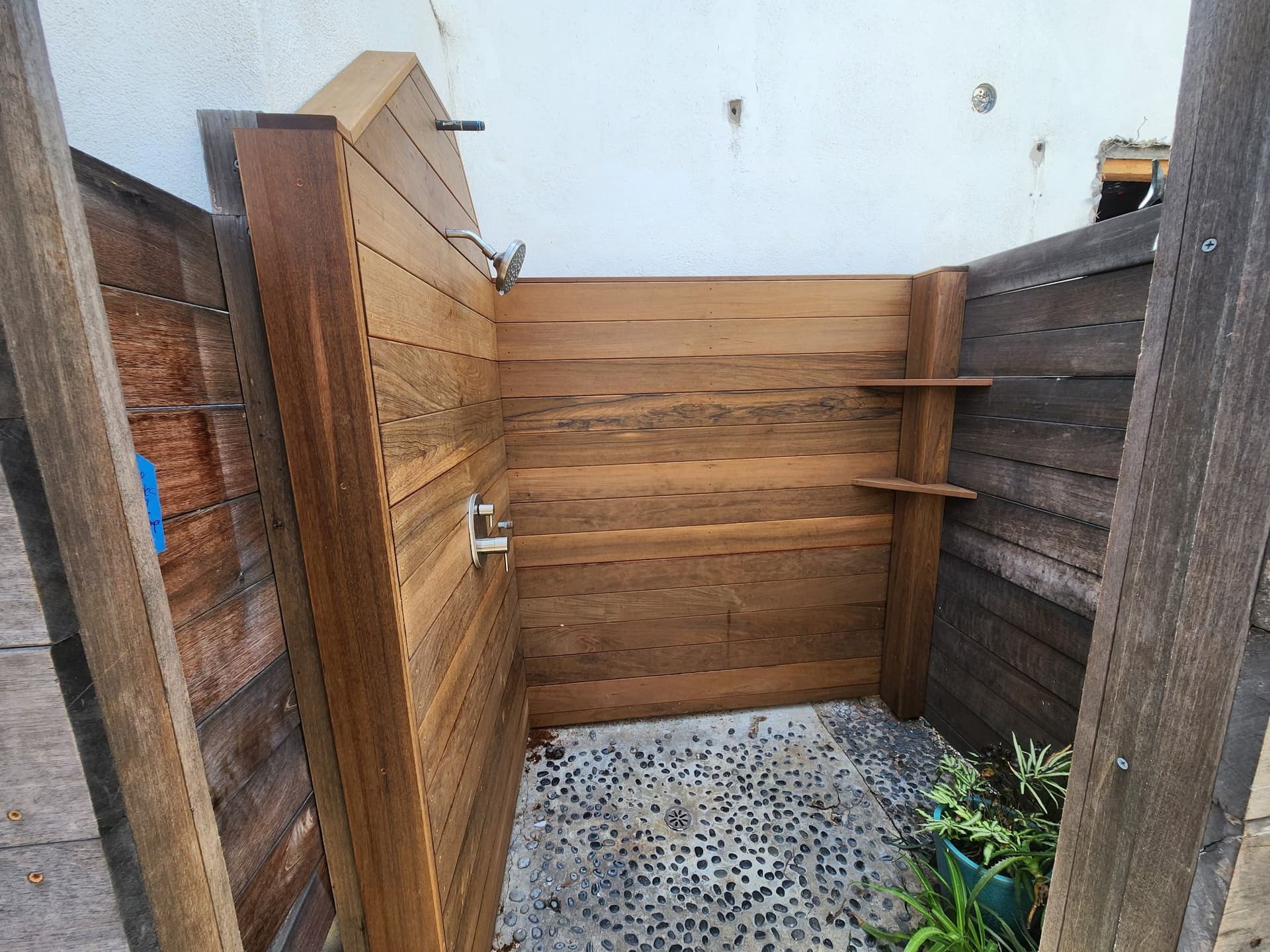 Gallery photos for Ipe Outdoor Shower Built for Ocean Beach Living: Image #2