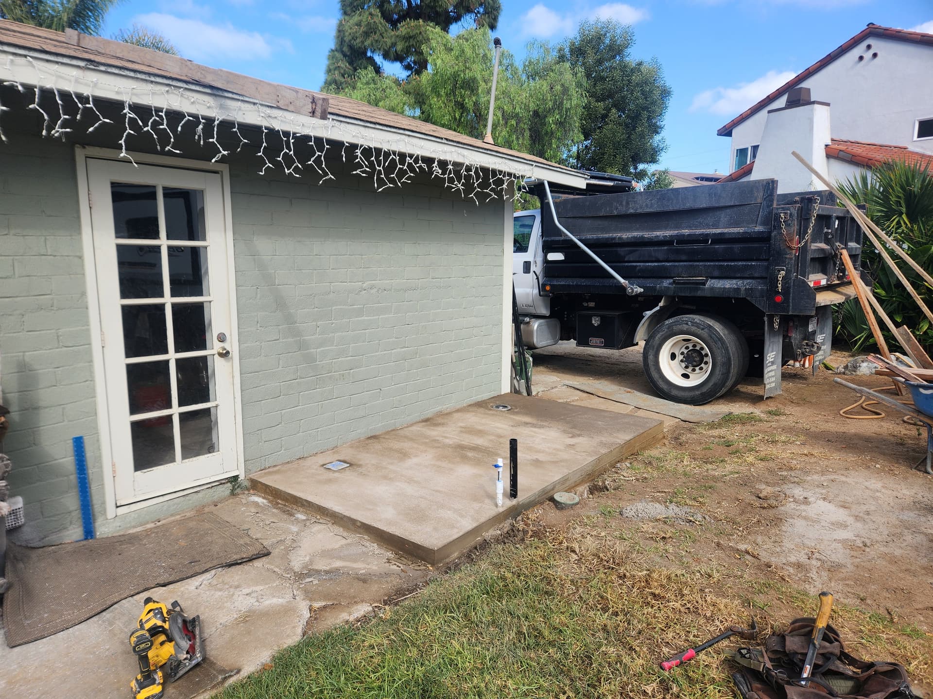 Gallery photos for Full Bathroom Addition Taking Shape in Leucadia CA: Image #1