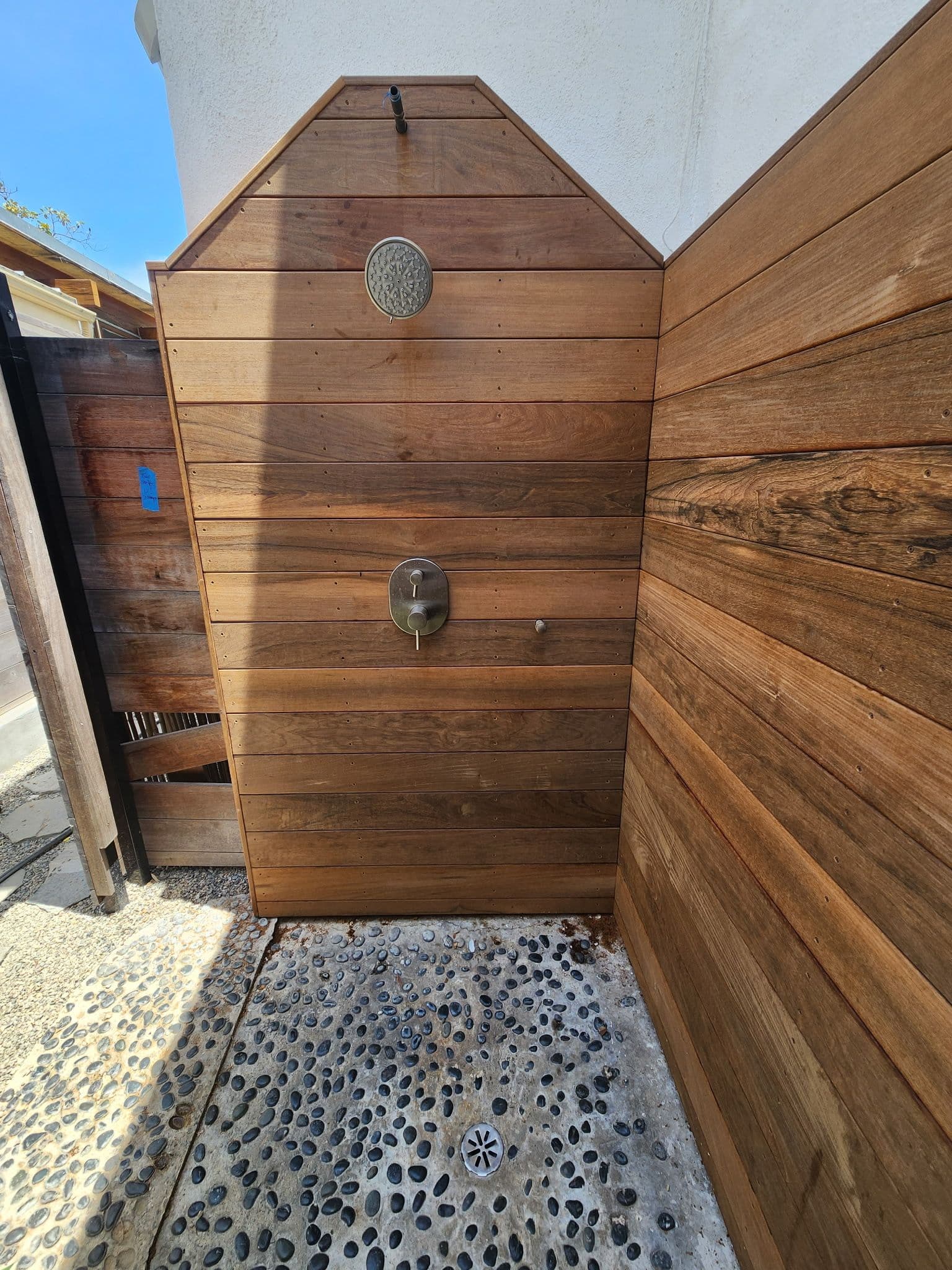 Gallery photos for Ipe Outdoor Shower Built for Ocean Beach Living: Image #3
