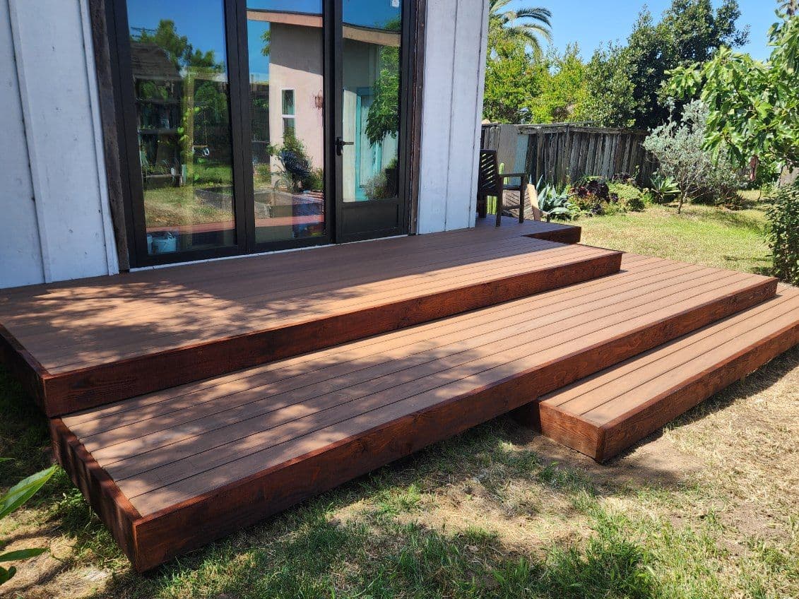Gallery photos for Chic Multi-Level Wooden Deck in Encinitas CA: Image #1