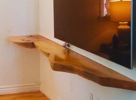 Gallery photos for Custom Maple Desk and Pine Shelf in Carlsbad: Image #1