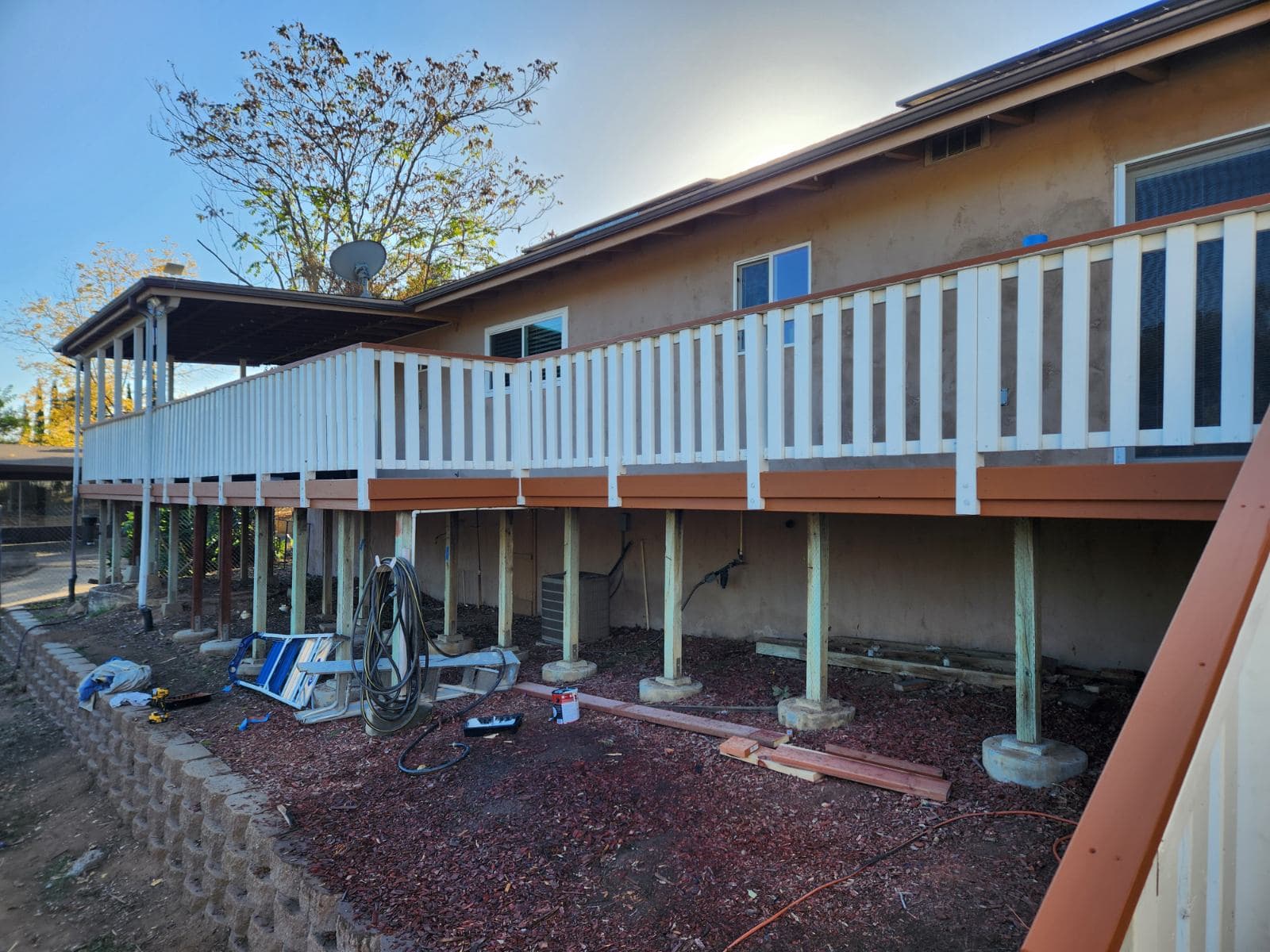 Project Elegant Redwood Deck Completion in El Cajon image