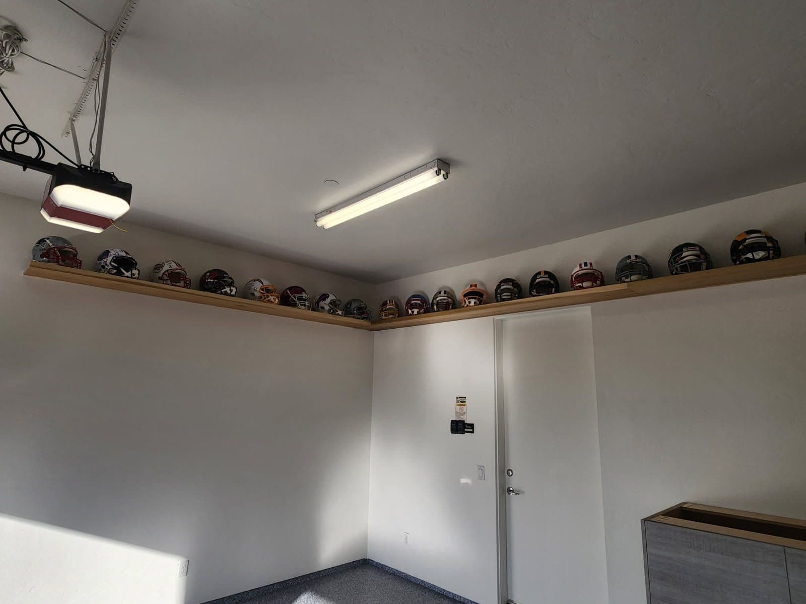 Innovative Floating Memoraibliia Shelf Installation image