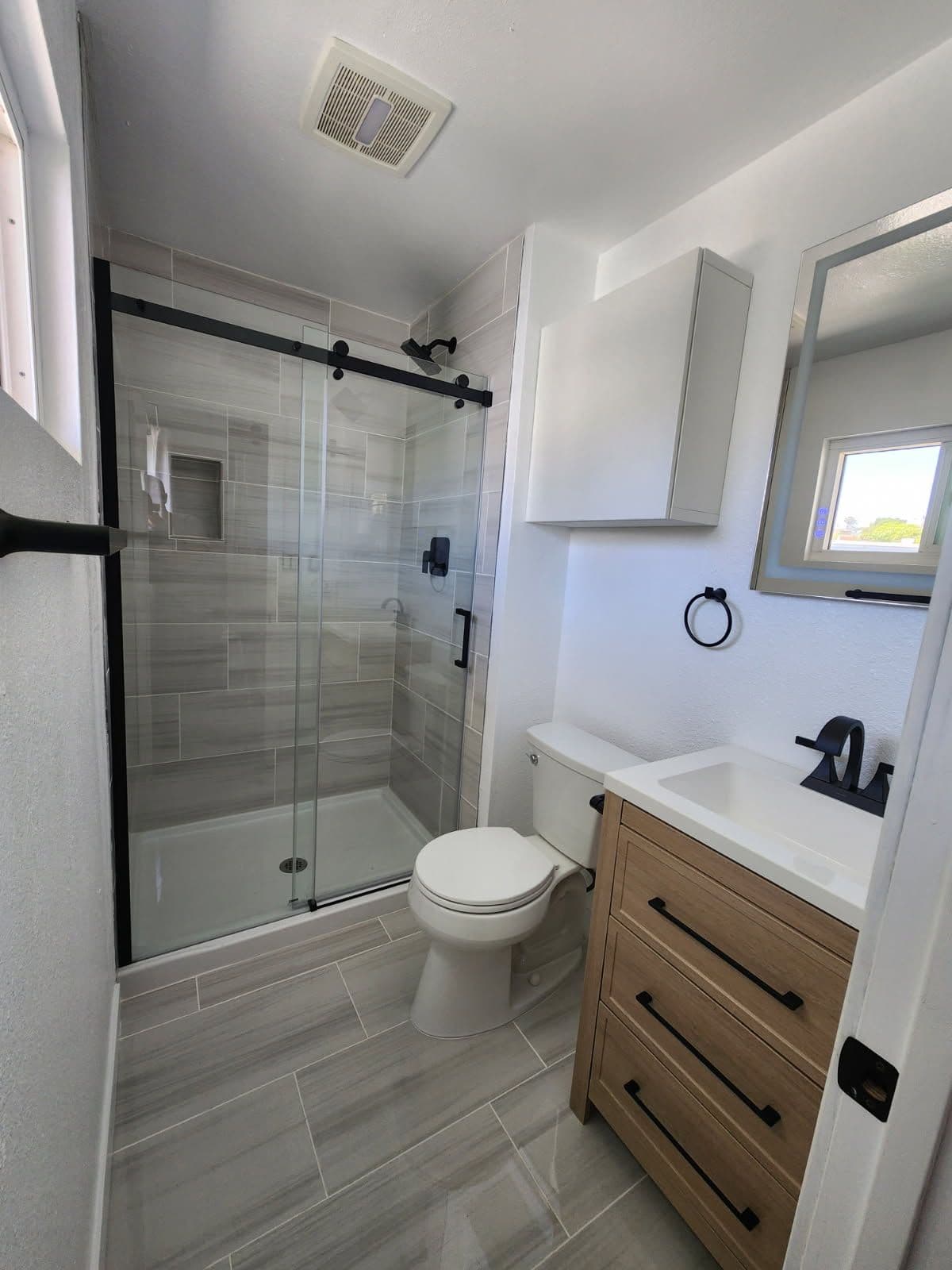 Chic Bathroom Transformation in Clairmont Mesa image