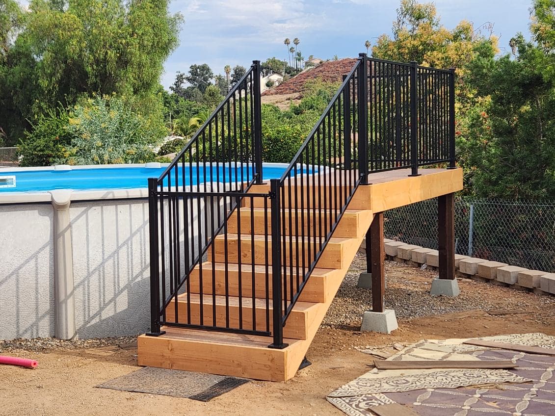 Gallery photos for El Cajon Poolside Deck Transformation: Image #1