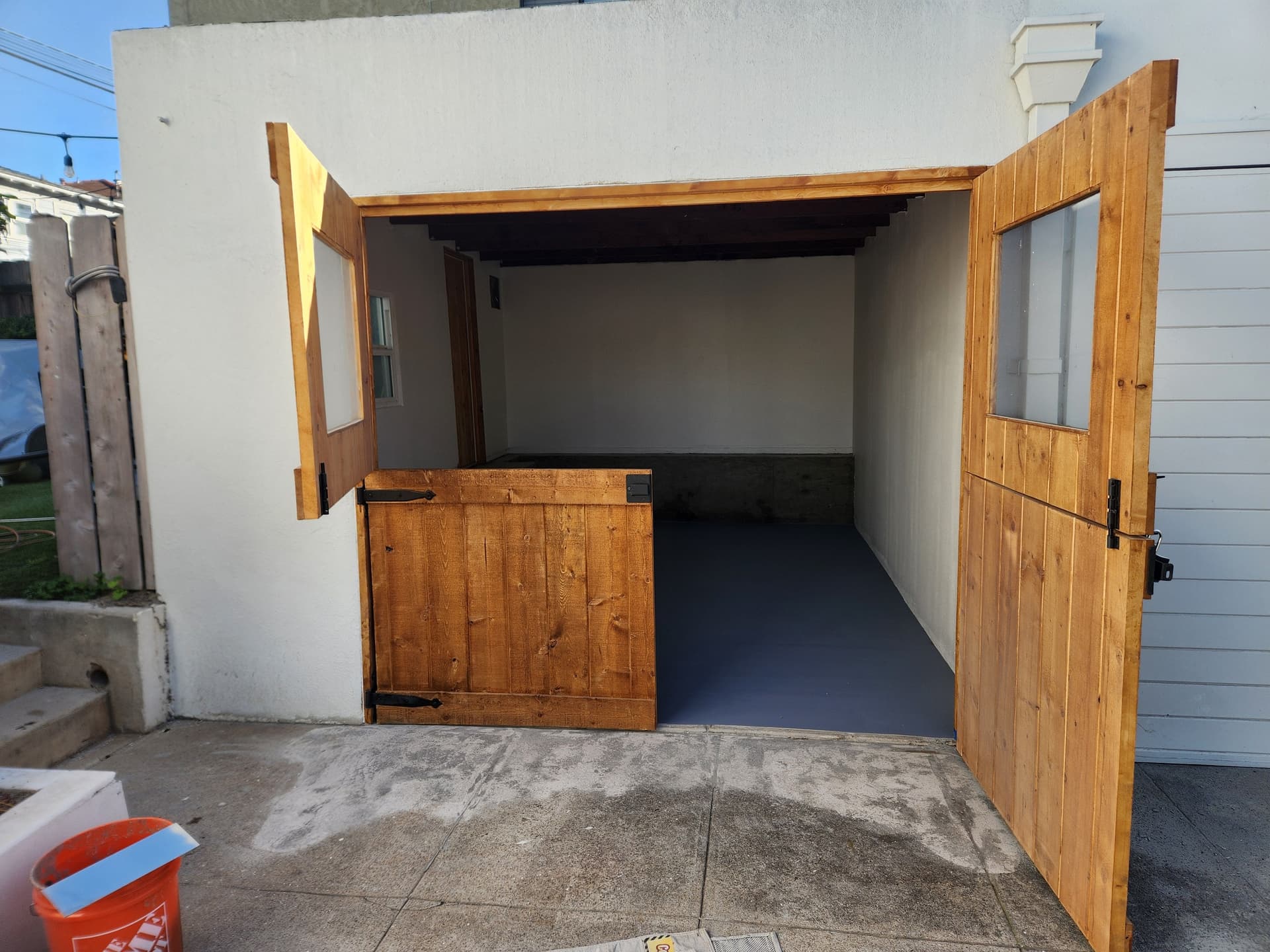 Gallery photos for Custom Dutch-Style Garage Doors Installation in North Park: Image #1