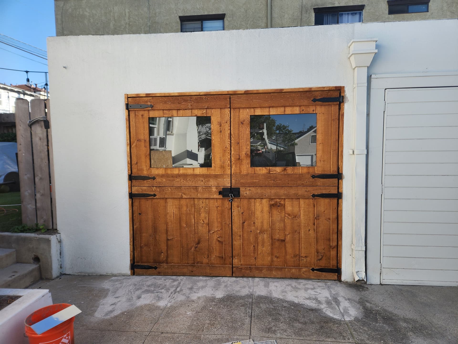 Custom Dutch-Style Garage Doors Installation in North Park image